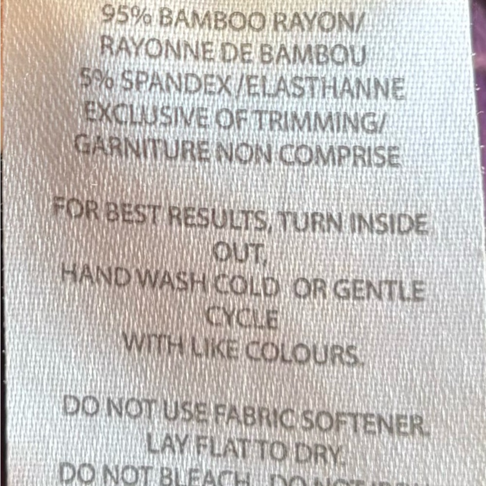 Bamboo Robe, English Violet - Picture 7 of 7